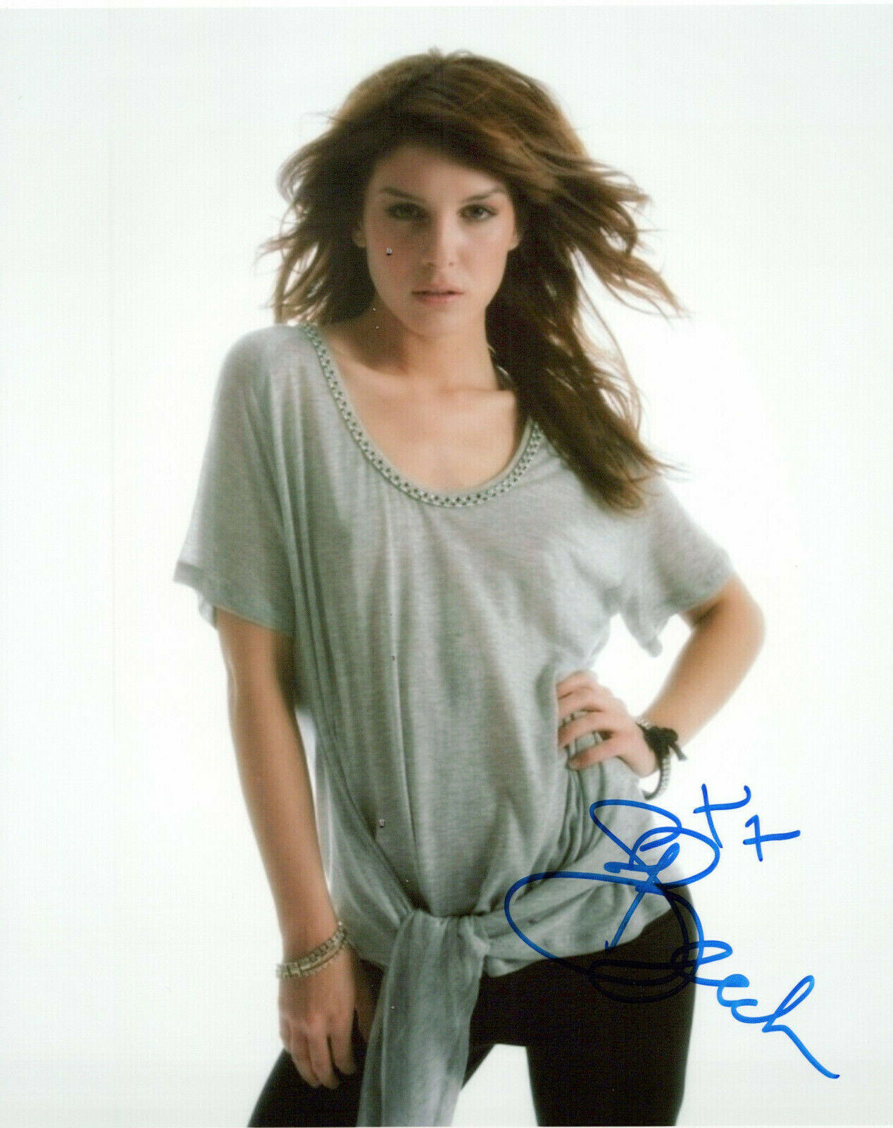 Shenae Grimes glamour shot autographed Photo Poster painting signed 8x10 #6