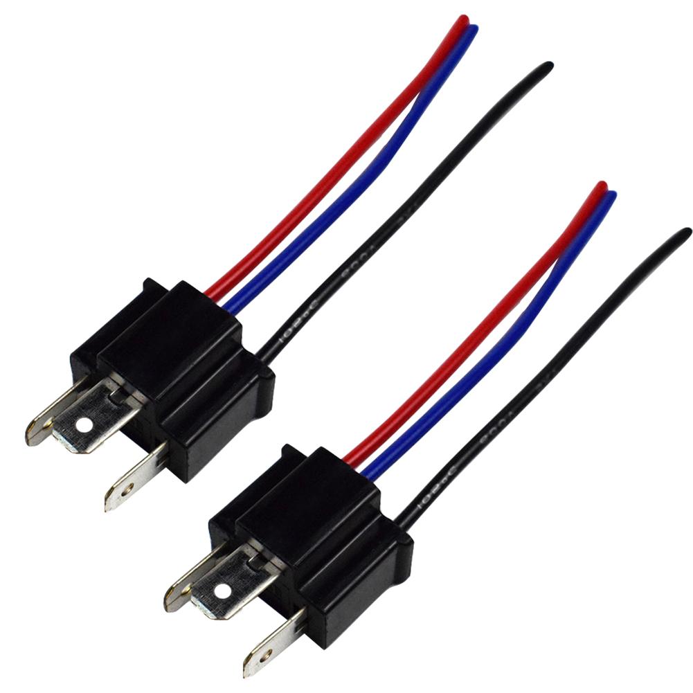 

1 Pair 9003 H4 Bulb Socket Male Adapter Connector For Headlight Fog Lamp, 501 Original