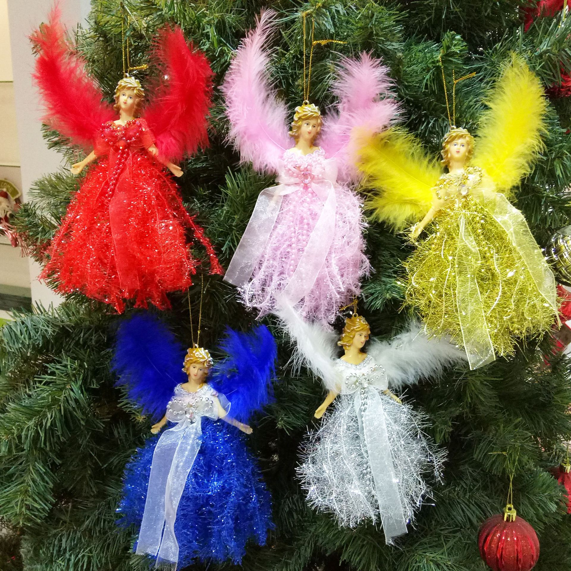 Angel Christmas Tree Decorations Hanging Xmas Gifts
