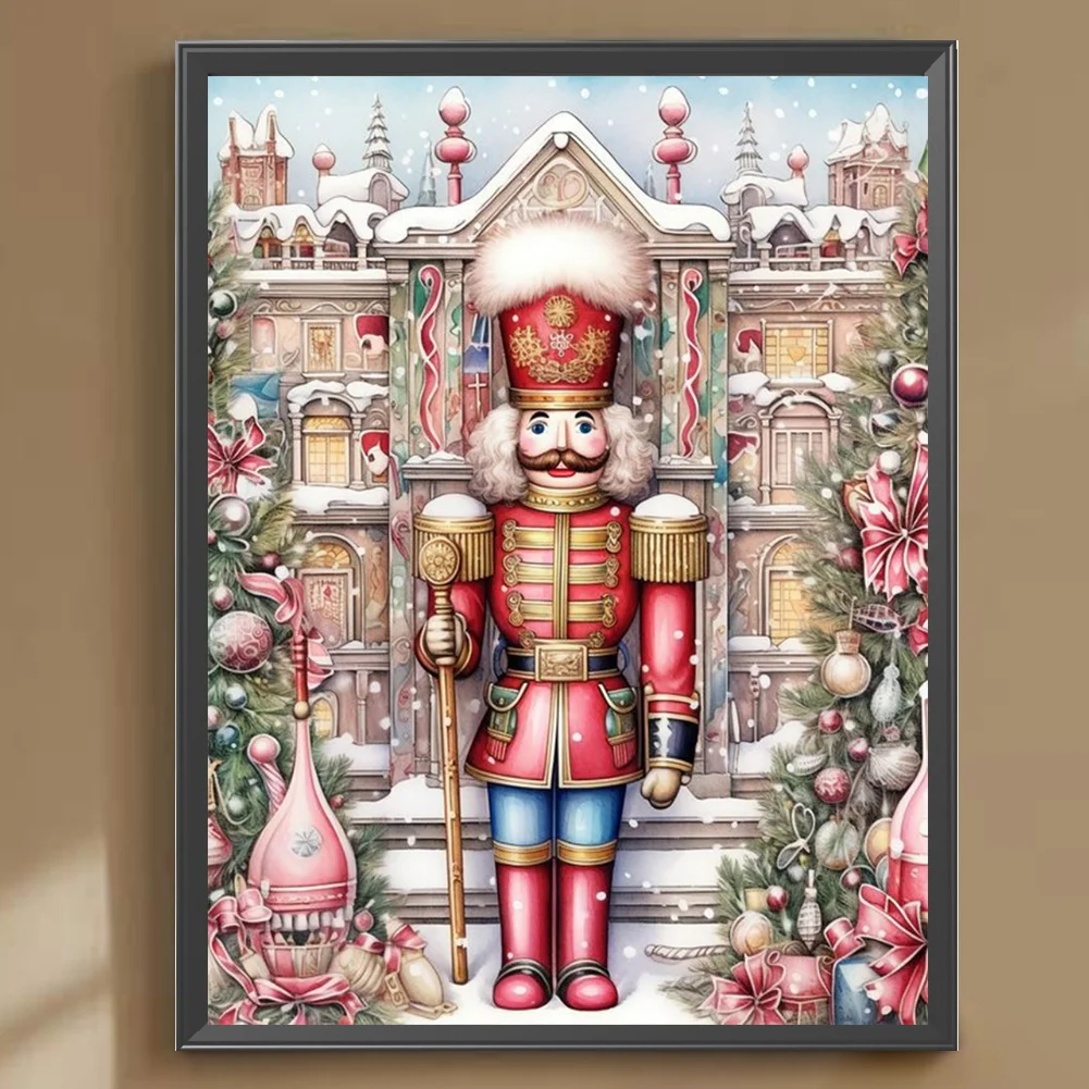 Diamond Painting - Full Round Drill - Nutcracker Soldier(Canvas|30*40cm)
