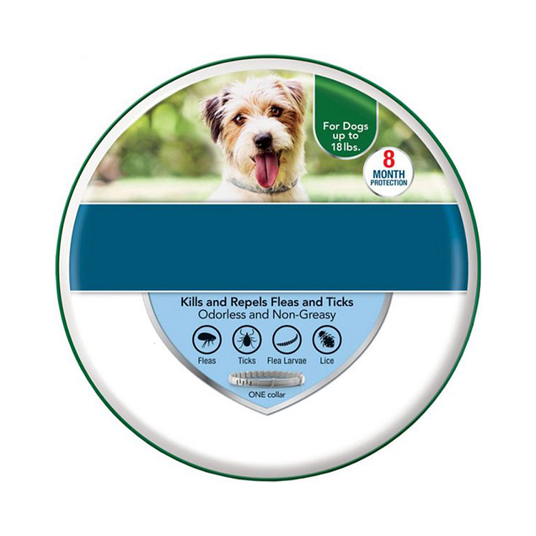 Small Dog Vet-Recommended Flea & Tick Treatment & Prevention Collar for Dogs Under 18 lbs
