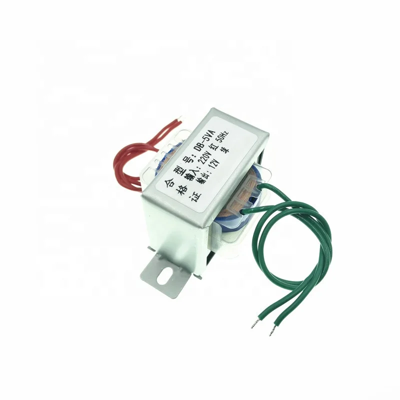 DB-5VA 5W Power transformer 220V 380V to Single Dual 3V 6V 9V 12V 15V 18V 24V 36V AC Step Down Transformer EI41*20