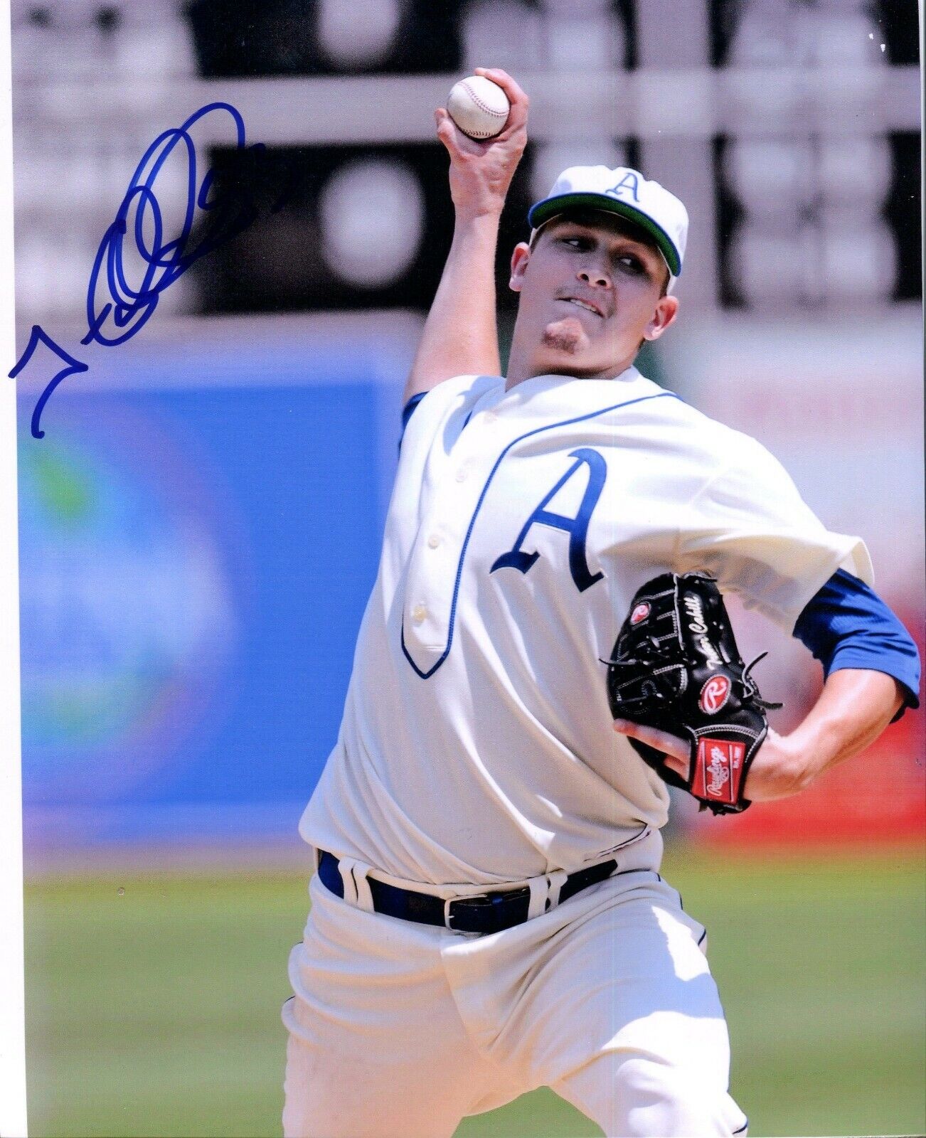 Trevor Cahill Oakland Athletics A's Autographed Signed 8x10 Photo Poster painting CFS COA