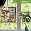 (US Local)Acrylic DIY Boots Hanging Diamond Art Kits Wall Door Decoration)