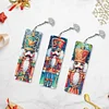 3Pcs Diamond Painting Christmas Nutcracker Bookmark for Book Lovers