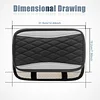 Car Center Console Cover, Universal Leather Waterproof Armrest Seat Box Cover Protector, Comfortable Car Decor Accessories Fit for Most Cars, Vehicles, SUVs-Gray