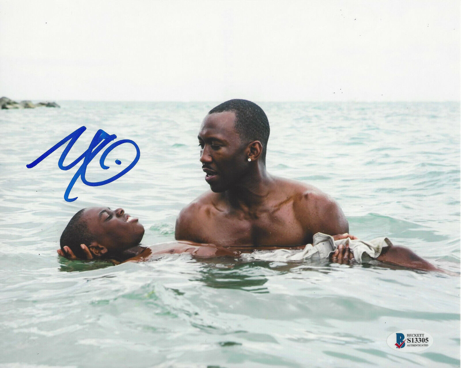 MAHERSHALA ALI SIGNED AUTHENTIC 'MOONLIGHT' 8X10 Photo Poster painting ACTOR BECKETT COA BAS