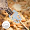 10Pcs Tent Tarp Anchor Buckle Anchor Awning Fastener for Camping Tent Canopy