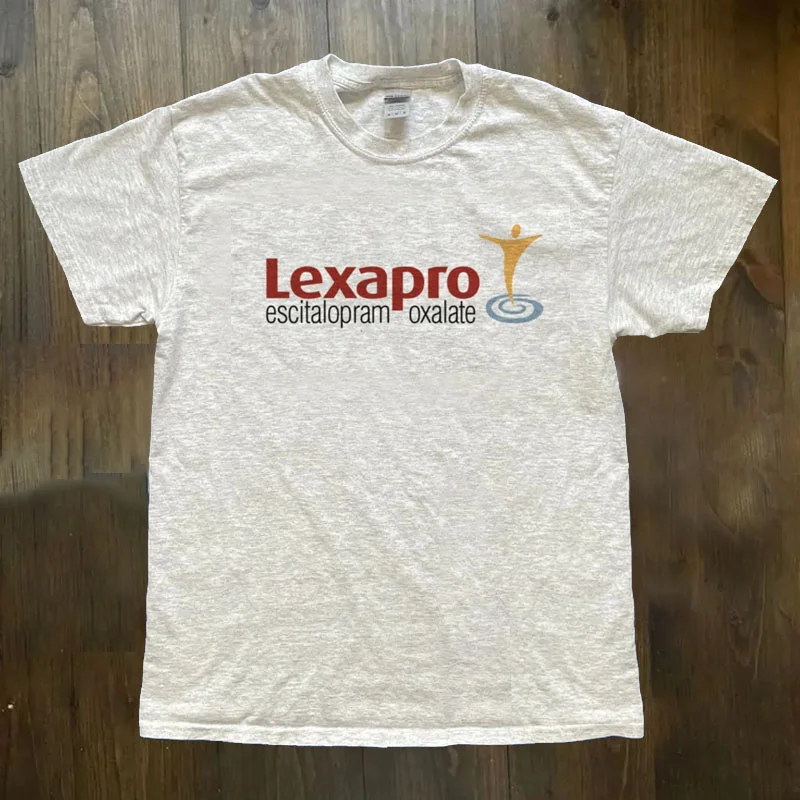 Eagerlys Comfort Colors®Lexapro Escitalopram Oxalate Ash Gray T-Shirt Eagerlys