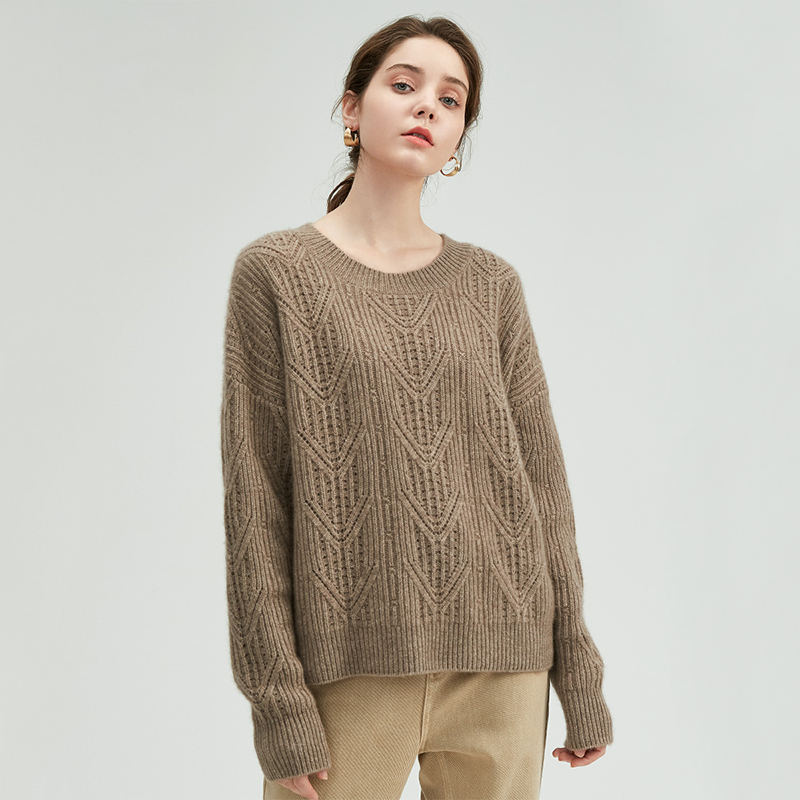 Cozy Soft Cashmere Sweater REAL SILK LIFE