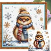 Winter Bird-11CT Stamped Cross Stitch Kit(40x40cm)