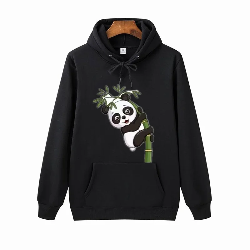 Panda Bamboo Sweater Pullover Hoodie Couple Coat