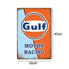 Racing Team Gulf - Metal Tin Signs(8*12Inch/12*16Inch) - Garage