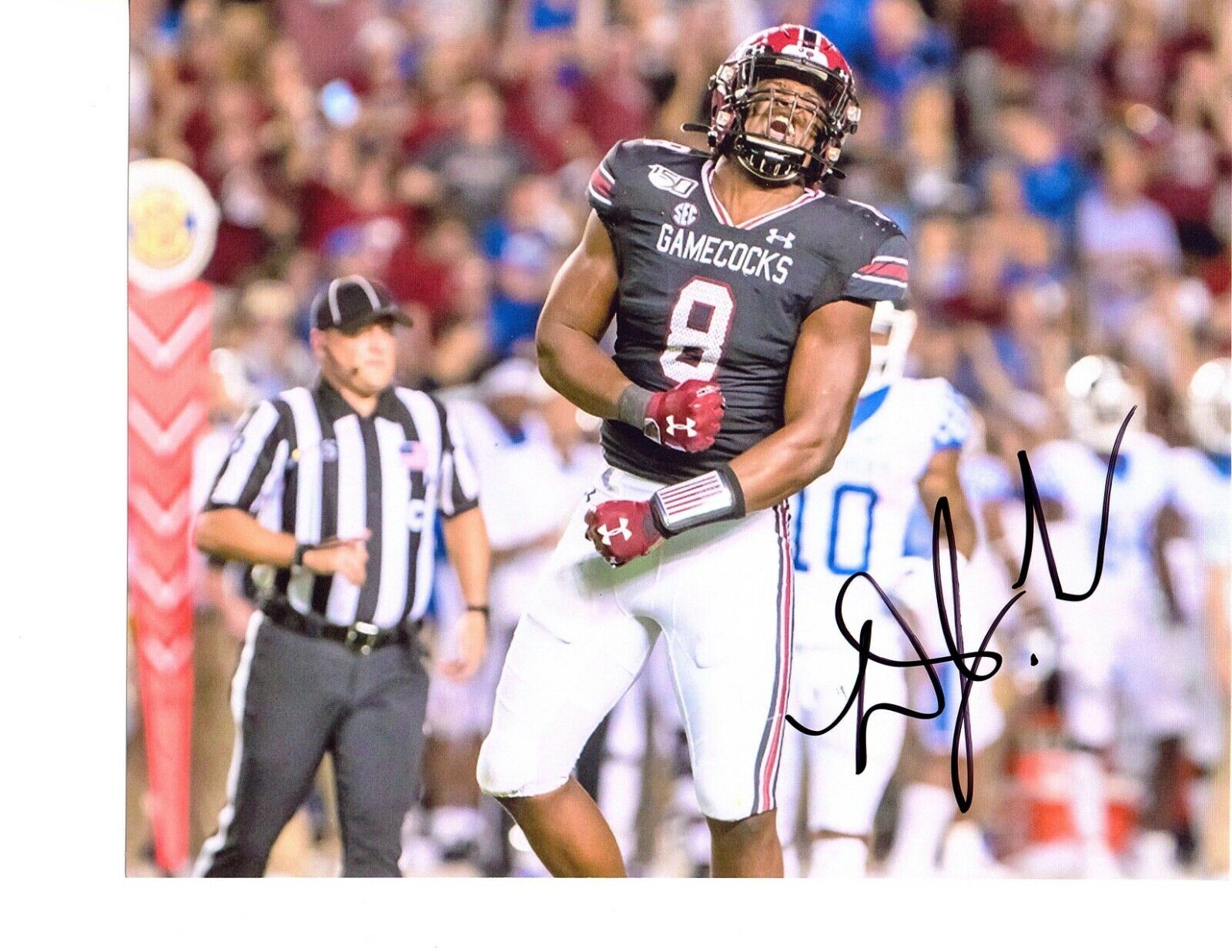 DJ Wonnum South Carolina signed autographed 8x10 football Photo Poster painting D.J.