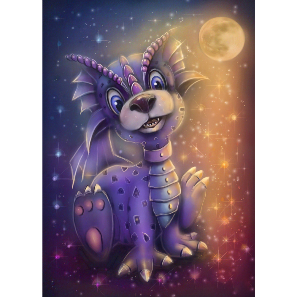 

Cartoon Dragon - Round Drill Diamond Painting - 30*40CM, 501 Original