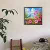 Diamond Painting-5D Full Round Drill Flowers & Bird