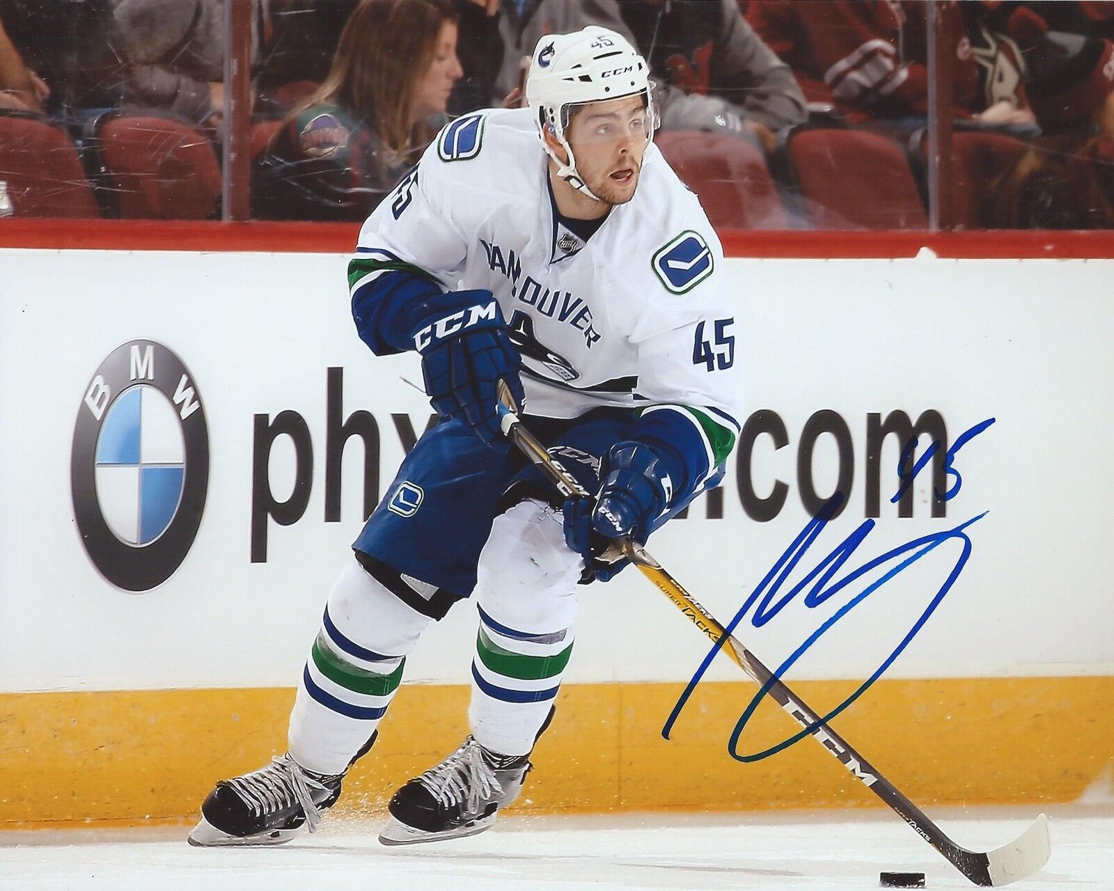 Michael Chaput Signed 8×10 Photo Poster painting Vancouver Canucks Autographed COA