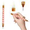 Resin Diamond Painting Point Drill Pen Dual-Ended Diamonds (Orange pink)