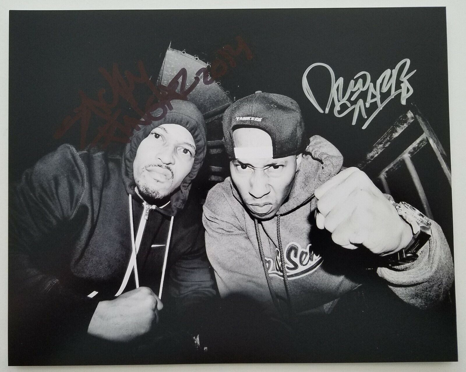 Sticky Fingaz & Fredro Starr Signed ONYX 8x10 Photo Poster painting Hip Hop Rappers LEGENDS RAD