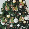15Pcs Weihnachten Weihnachtsbaum doppelseitig - 5d DIY Handwerk Anhänger