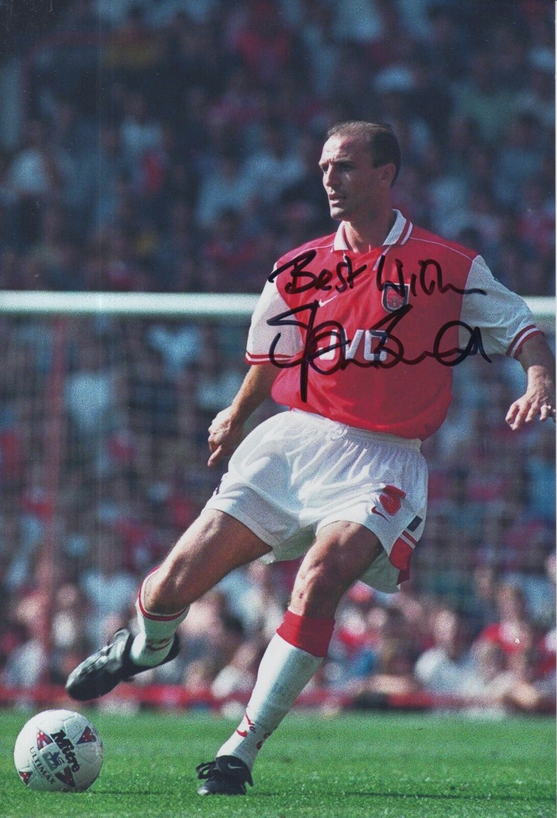Steve Bould Hand Signed Arsenal 12x8 Photo Poster painting 2.
