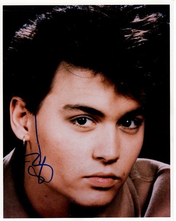 JOHNNY DEPP Signed Autographed Photo Poster painting