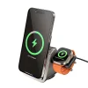 Three-in-one Magnetic Charger, Wireless Charger, Supports Mobile Phones, Headphones, Watches