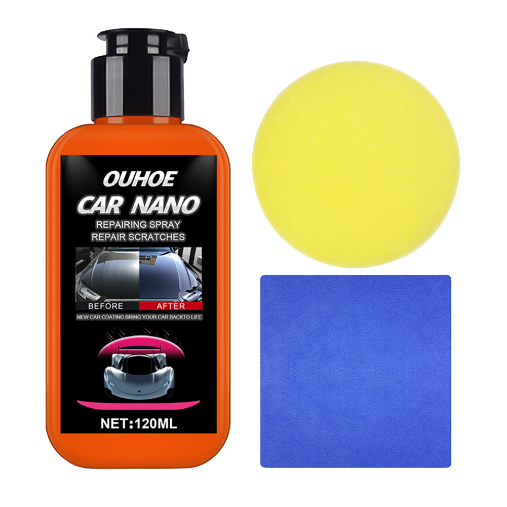 

120ml Car Body Wax Set Hydrophobic Anti Scratch Coating with Sponge + Towel, 501 Original