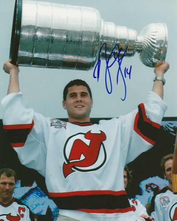 BRIAN GIONTA SIGNED NEW JERSEY DEVILS 2003 STANLEY CUP 8x10 Photo Poster painting! Autograph