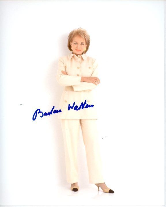 BARBARA WALTERS Signed Autographed Photo Poster painting