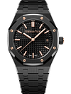 Black 904L Steel Black Dial - Watch - 34mm