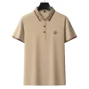 Embroidered Breathable Business Casual Solid Color Polo Shirt