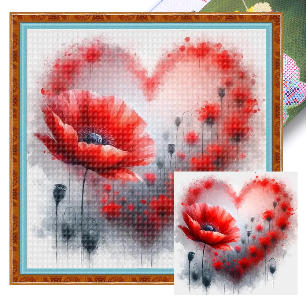 Modèle Point De Croix Abécédaire Cœur à Cœur - Annick Abrial