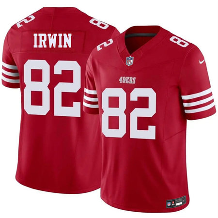 Men's San Francisco 49ers #82 Trenton Irwin Red 2026 Vapor F.U.S.E. Untouchable Limited Jersey
