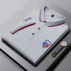new tiger head embroidered polo shirt