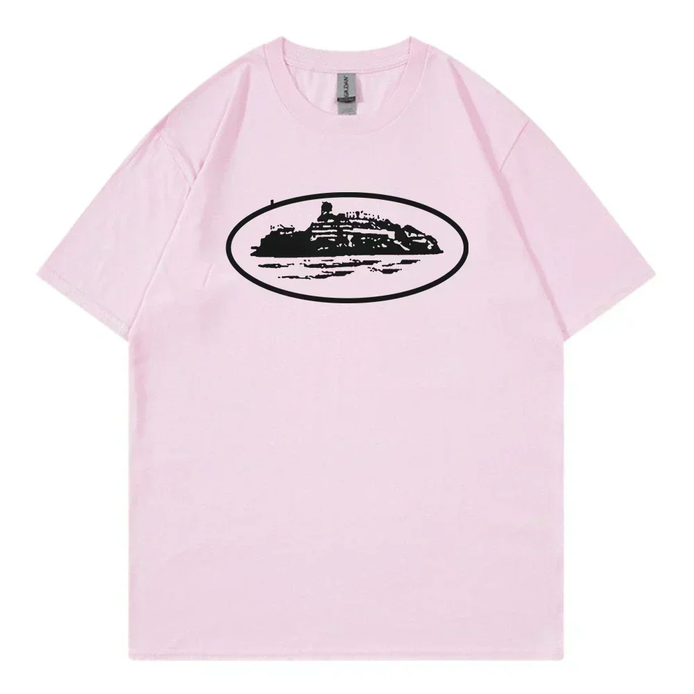 Unisex Vintage Trend Printed Casual Crew Neck Cotton Short SleeveT-shirts  