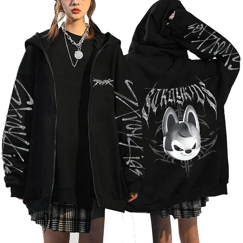 Stray Kids EVIL SKZOO フーディ　パーカー STRAY KIDS - EVIL SKZOO HOOD ZIP-UP - World Tour 'dominATE'