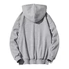 💥2025 New Arrivals!Men's Solid Color Drop Shoulder Long Sleeve Drawstring Pocket Casual Hoodie, Autumn/Winter