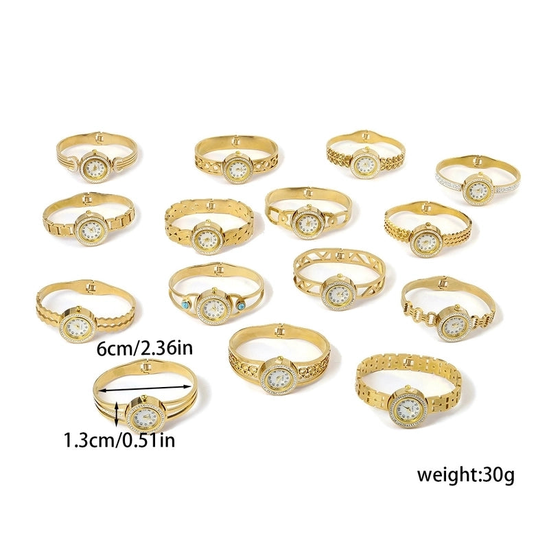 Elegant Solid Color Quartz Women’s Watches