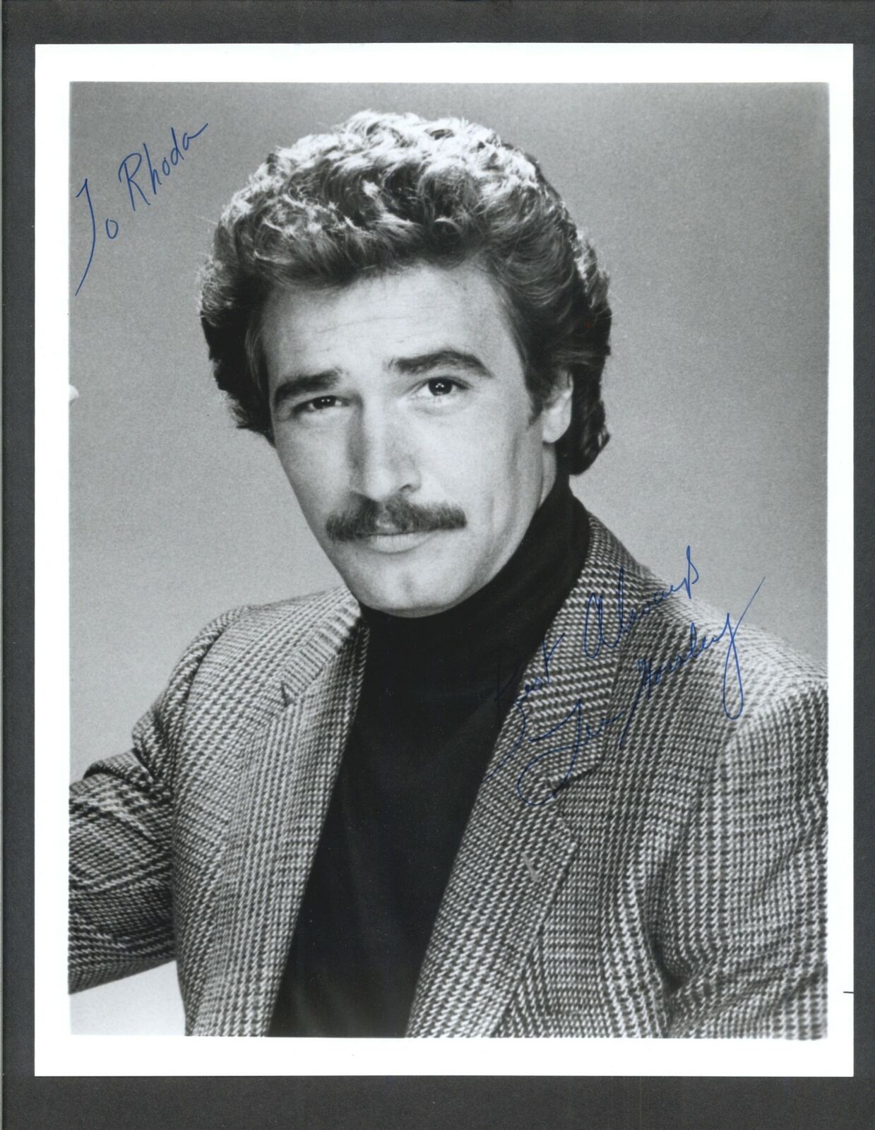 Lee Horsley - Signed Autograph Headshot Photo Poster painting - Matt Houston