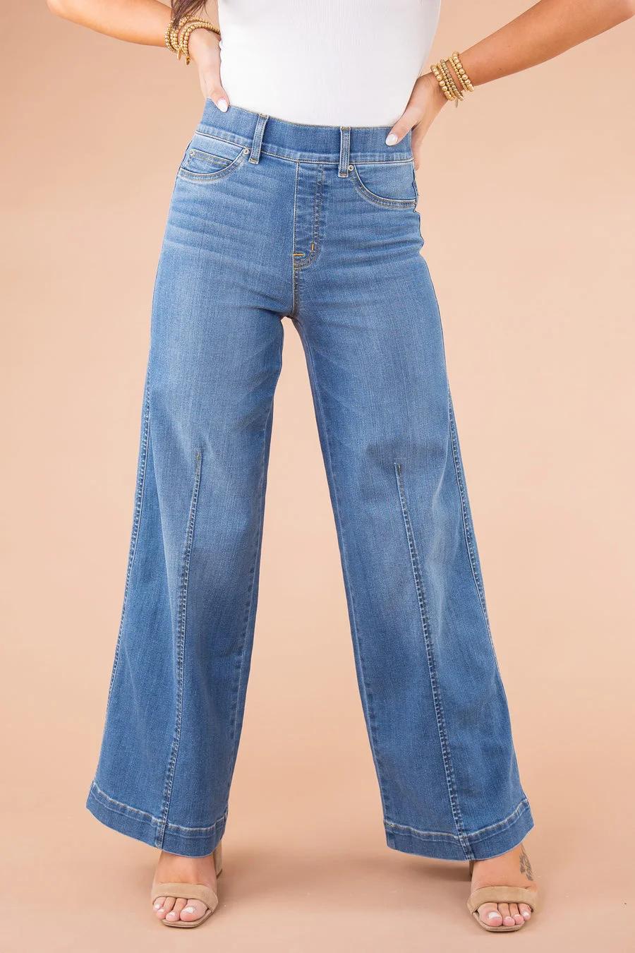  48% OFF💓🔥Seamed Front Wide Leg Jeans (Buy 2 Free Shipping)