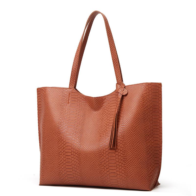 Fashion Snake Print Tote Bag