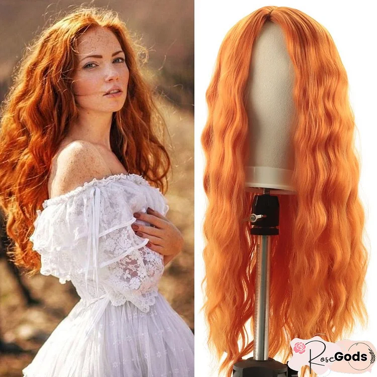 Women's Wig High Temperature Silk Medium Length Curly Hair