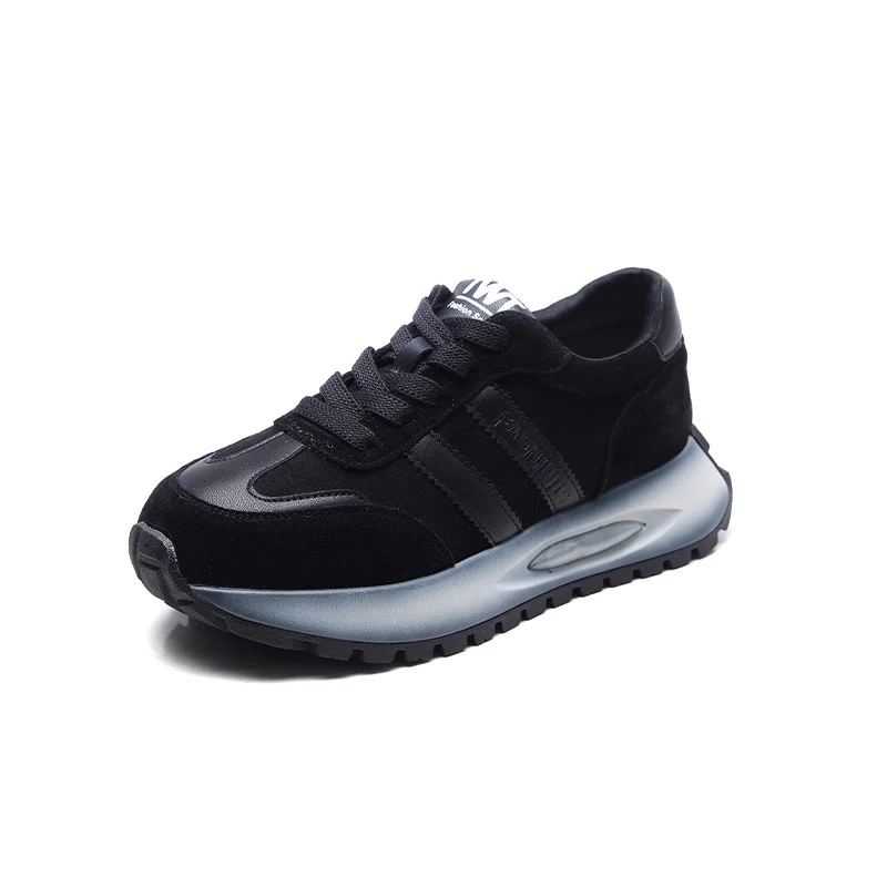 Yyvonne Shoes Ladies Old Dad Shoes Casual Low-Top Shoes 2025 Spring New Four Seasons Single Shoes
