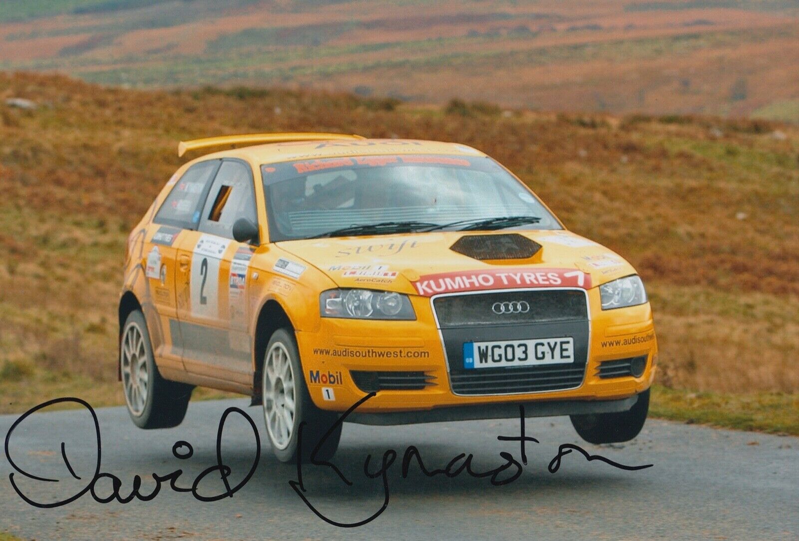 David Kynaston Hand Signed 12x8 Photo Poster painting - Rally Autograph.