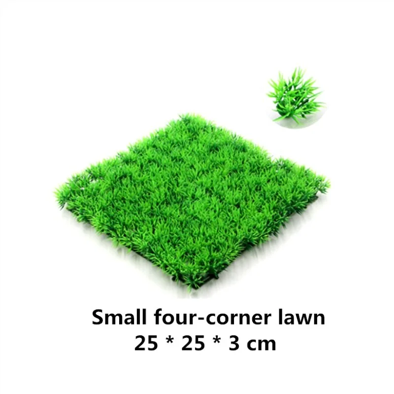 4 Style Artificial Green False Water Plant Lawn Aquarium Accessories Simulated water plant Environmental Plastic