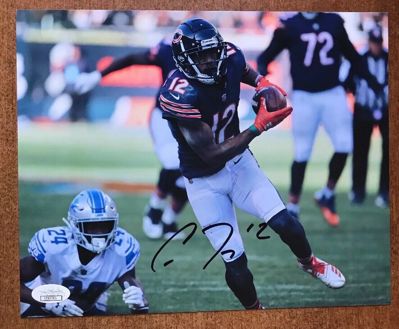 ALLEN ROBINSON Signed Chicago BEARS 8x10 Photo Poster painting w/ JSA COA