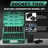 1/2Inch Electric Wrench Socket Set 8-32mm Hexagonal Impact Socket Set(20PCS)