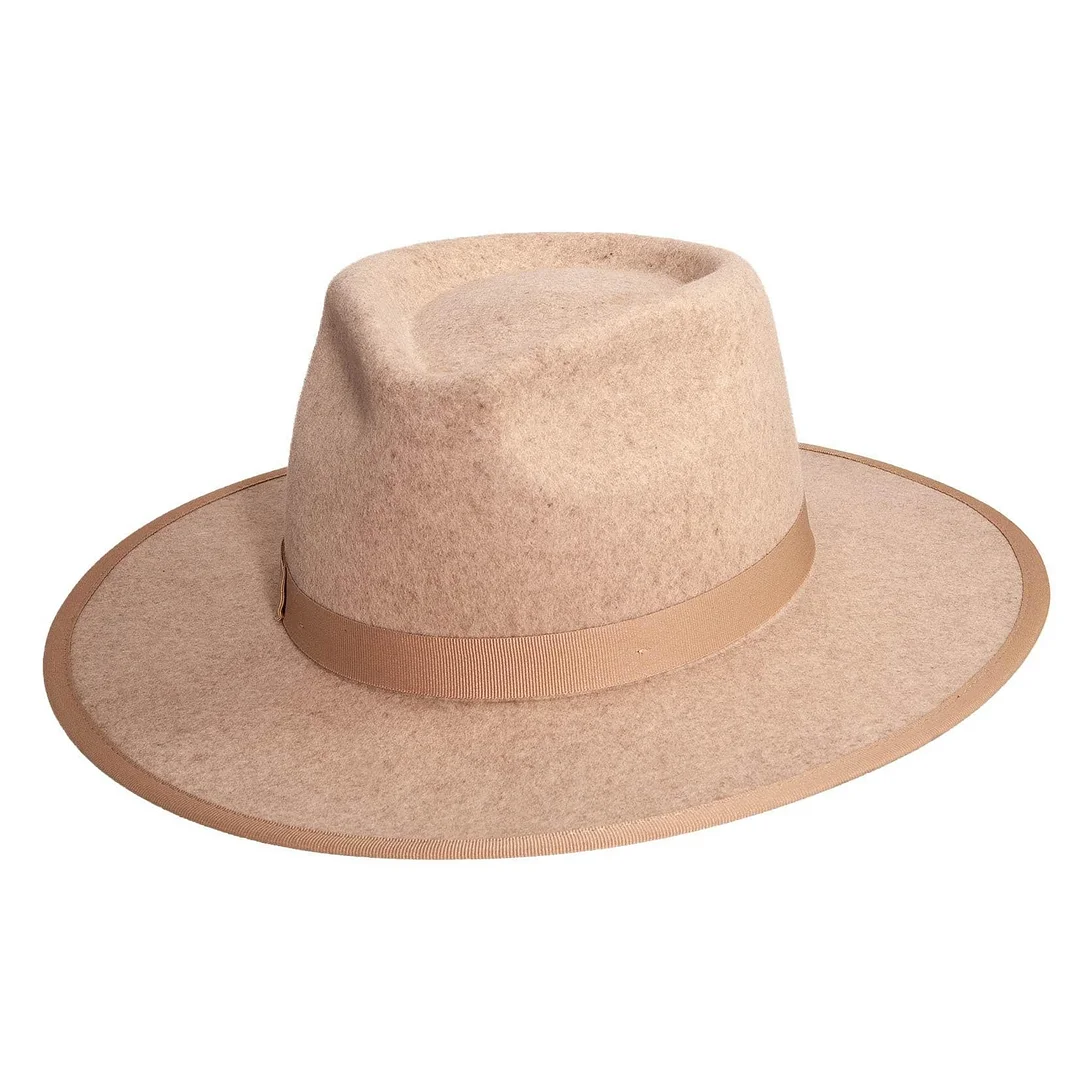 Bondi - Mens Wide Brim Felt Fedora Hat
