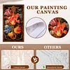 (US Only)Paint By Numbers Kit On Canvas DIY Oil Art Tulip Picture Home Wall Decor40x70cm